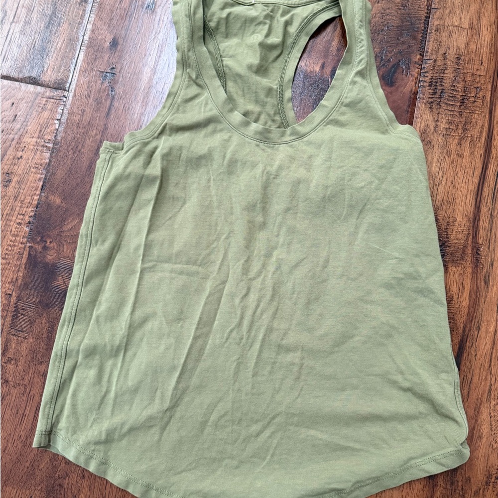 Lululemon Athletica Olive Tank Top